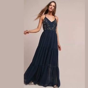 New Anthropologie Lucinda Maxi Dress RANNA GILL